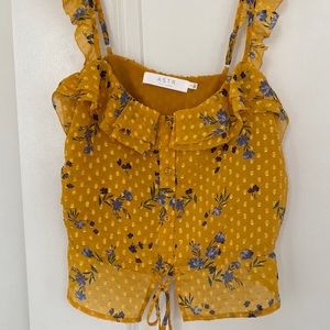 BRAND NEW ASTR yellow top